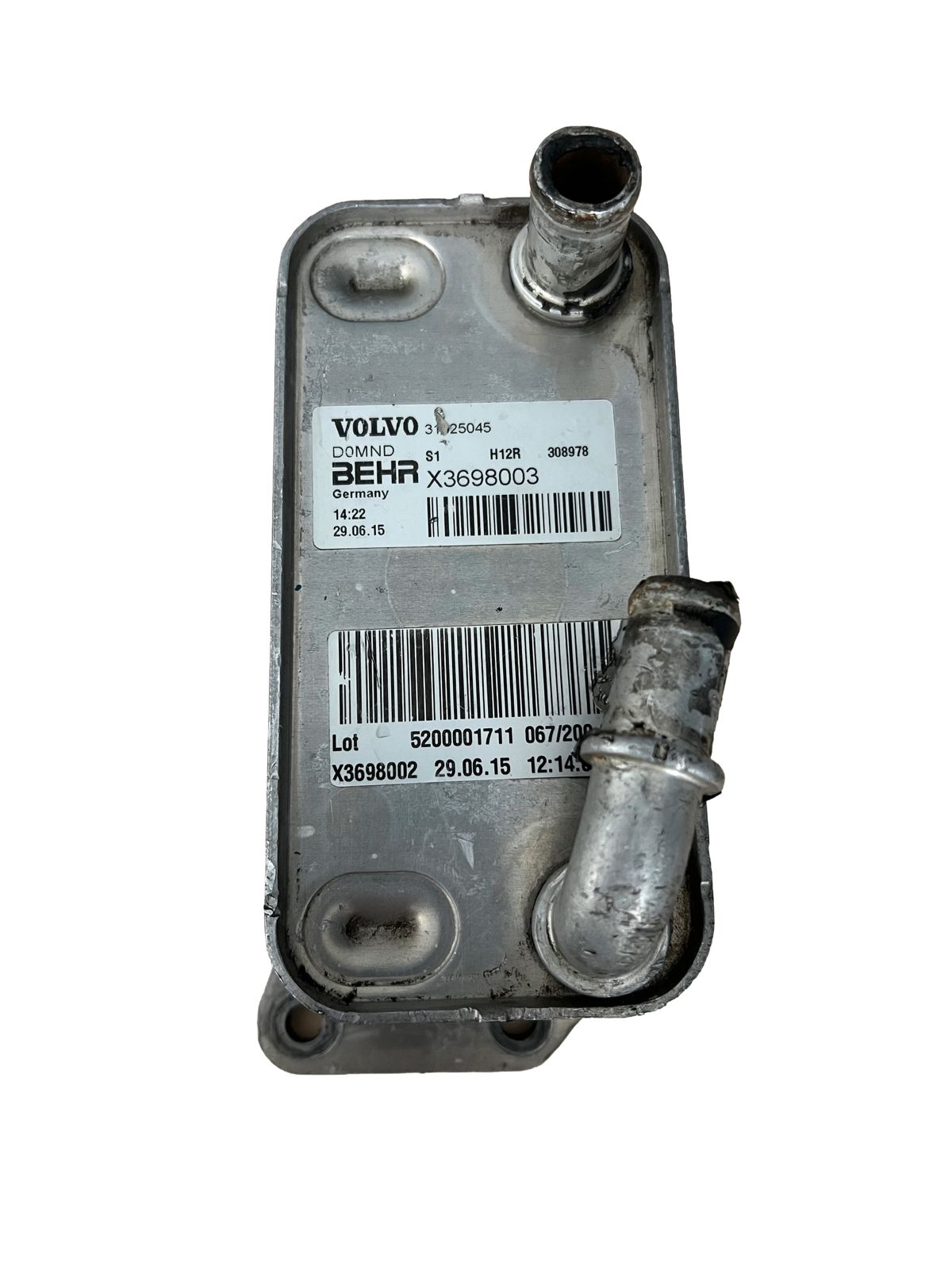 ENFRIADOR DE ACEITE VOLVO X3698003