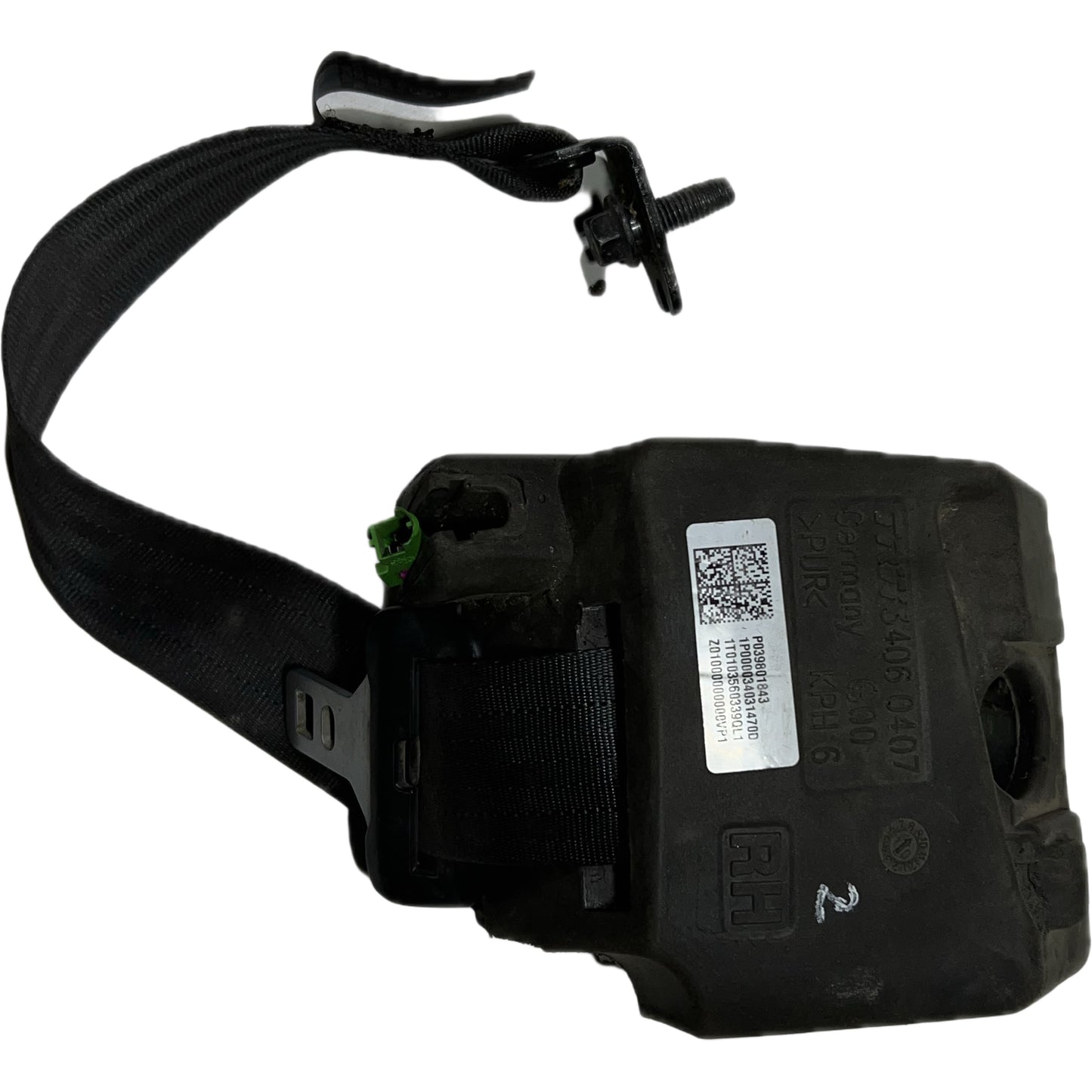 CINTURON VOLVO XC60 TRASERO RH 039801843 DERECHO COPILOTO