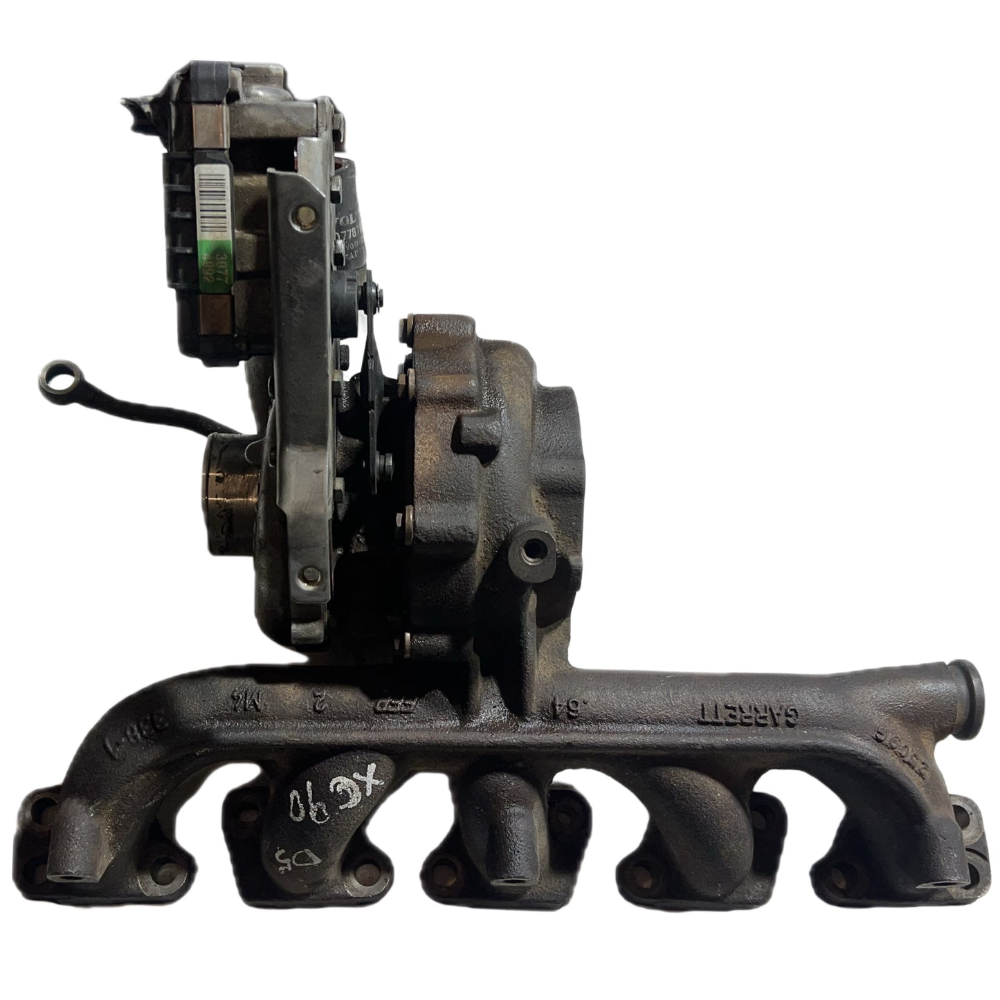 TURBO CON MULTIPLE DE ESCAPE VOLVO 2.4 31219697 XC90 (DETALLE CONECTOR)