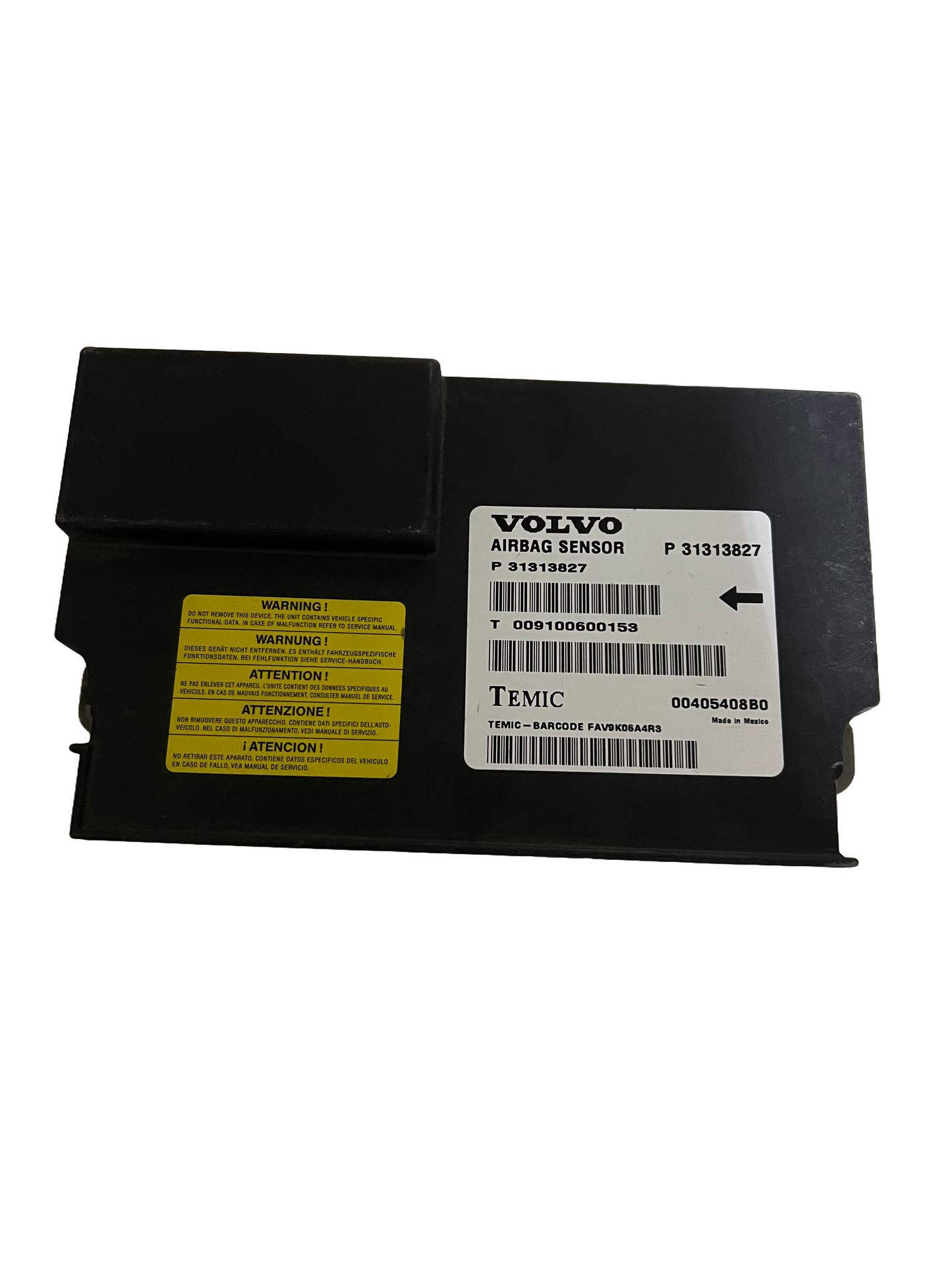 SENSOR DE AIR BAG VOLVO 31313827 - PCR AUTOMOTRIZ