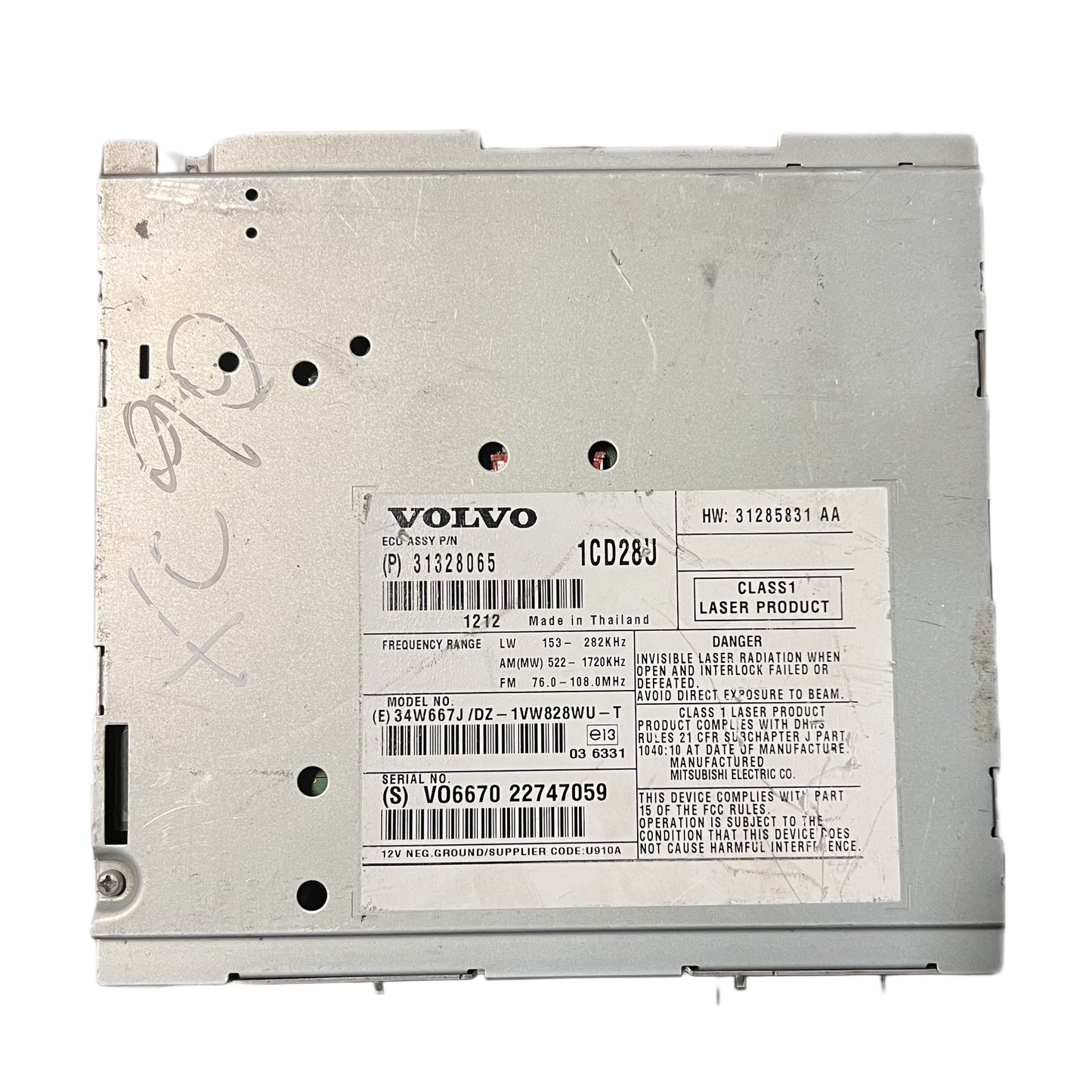 RADIO VOLVO 31328065