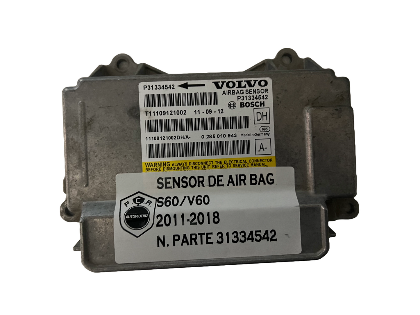 SENSOR DE AIR BAG VOLVO 31334542 - PCR AUTOMOTRIZ