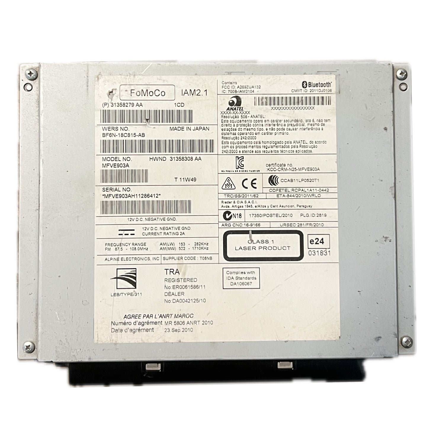 RADIO VOLVO 31358279