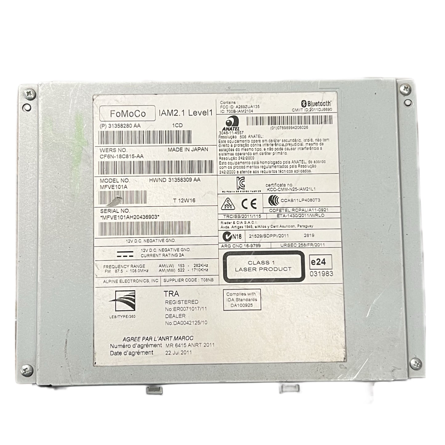 RADIO VOLVO  31358280