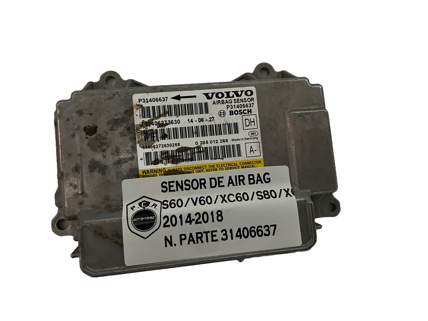 SENSOR DE AIR BAG VOLVO 31406637 - PCR AUTOMOTRIZ