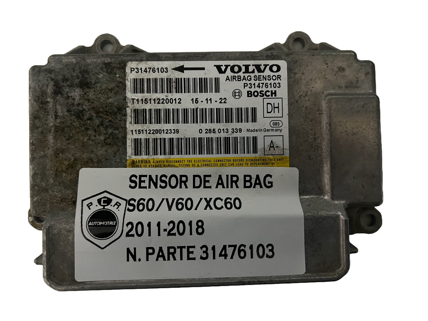 SENSOR DE AIR BAG VOLVO 31476103 - PCR AUTOMOTRIZ