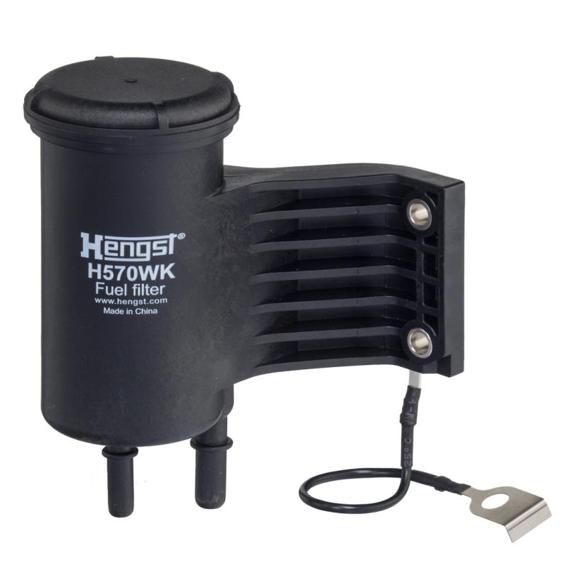 Filtro combustible Volvo 31465948 Hengst H570WK para XC40 (G302/G304), con soporte – gasolina/híbridos
