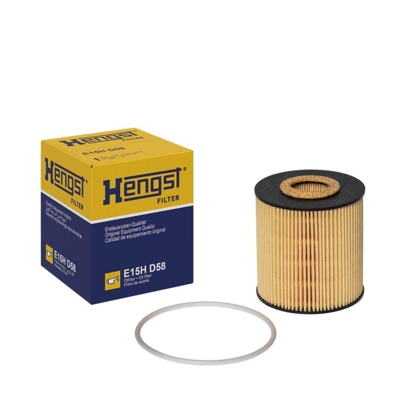Filtro de Aceite Volvo OEM 1275810 – Hengst E15H D58 – Volvo S40 V40 V70 C70 S70 S80 S60 XC70 XC90