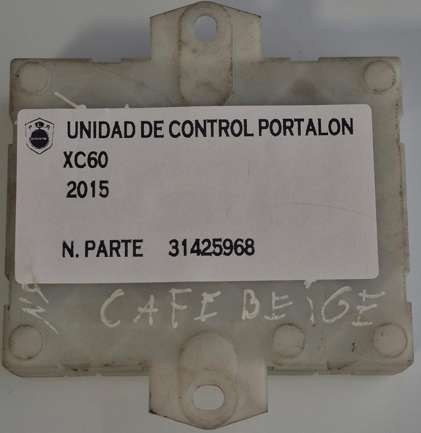 UNIDAD DE CONTROL PORTALON XC60 2015 31425968